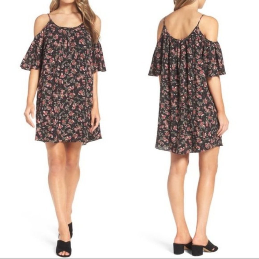 French Connection Anastasia Cold Shoulder dress
